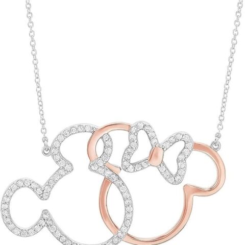 Mickey and Minnie Necklace