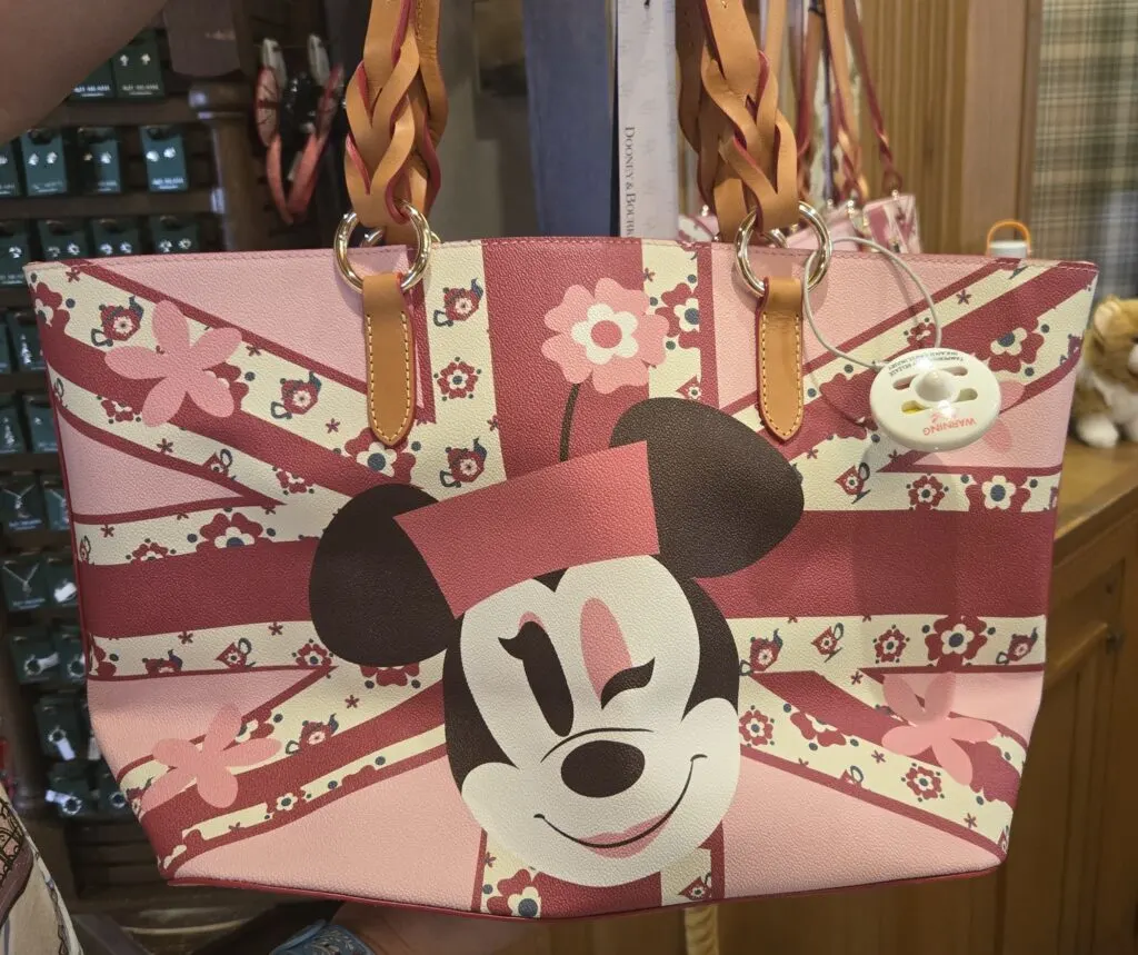 Minnie Mouse United Kingdom Tote Bag by Disney Dooney & Bourke (back)