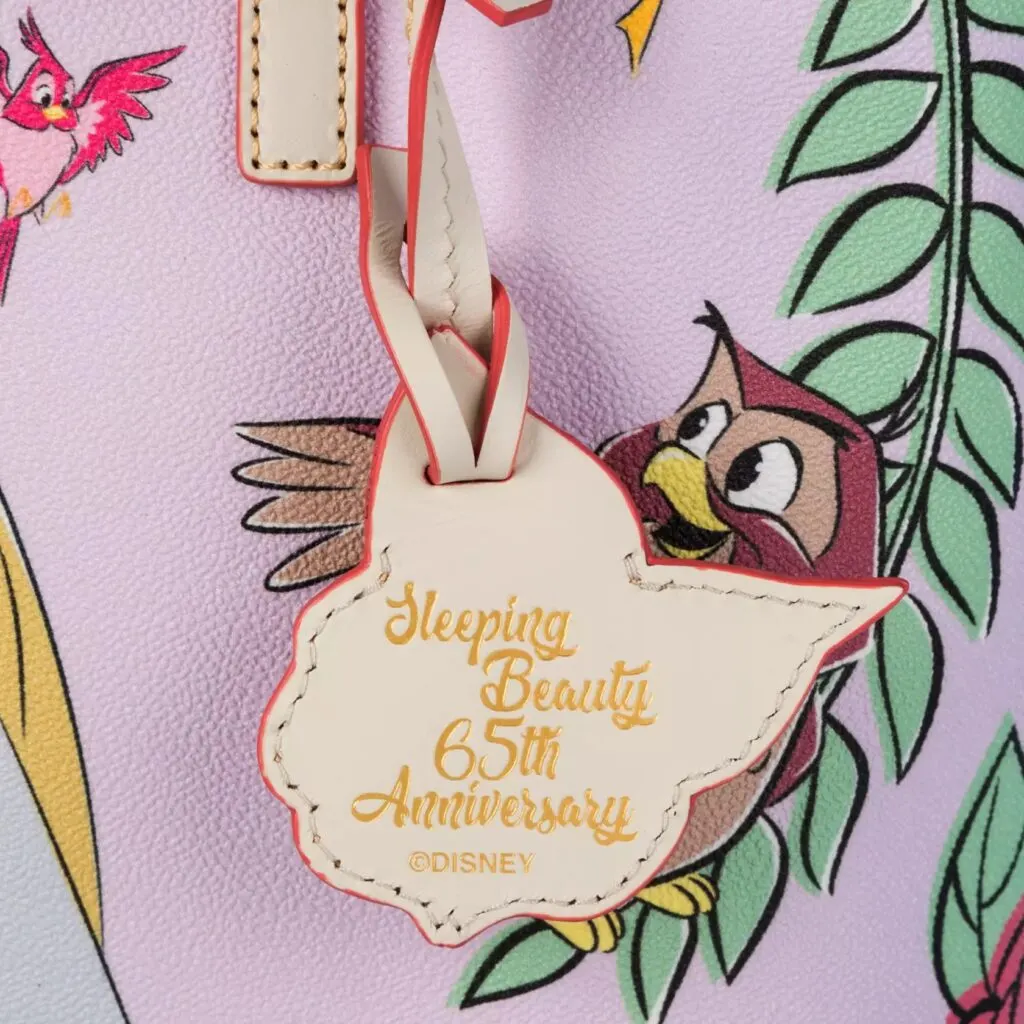 Aurora Sleeping Beauty 65th Anniversary Dooney & Bourke Crossbody Bag (hangtag back)