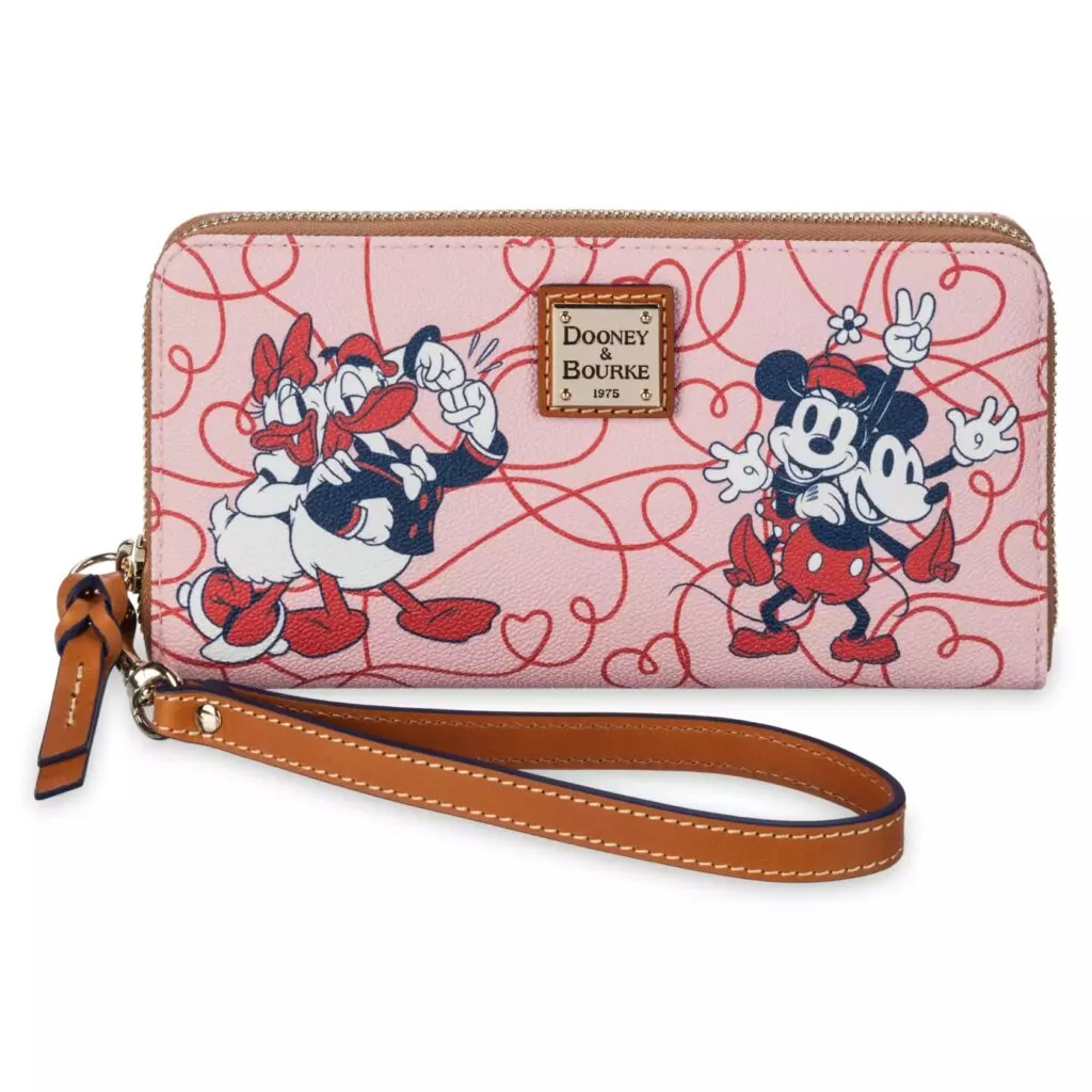 Mickey Mouse and Friends Love Dooney & Bourke Wristlet Wallet