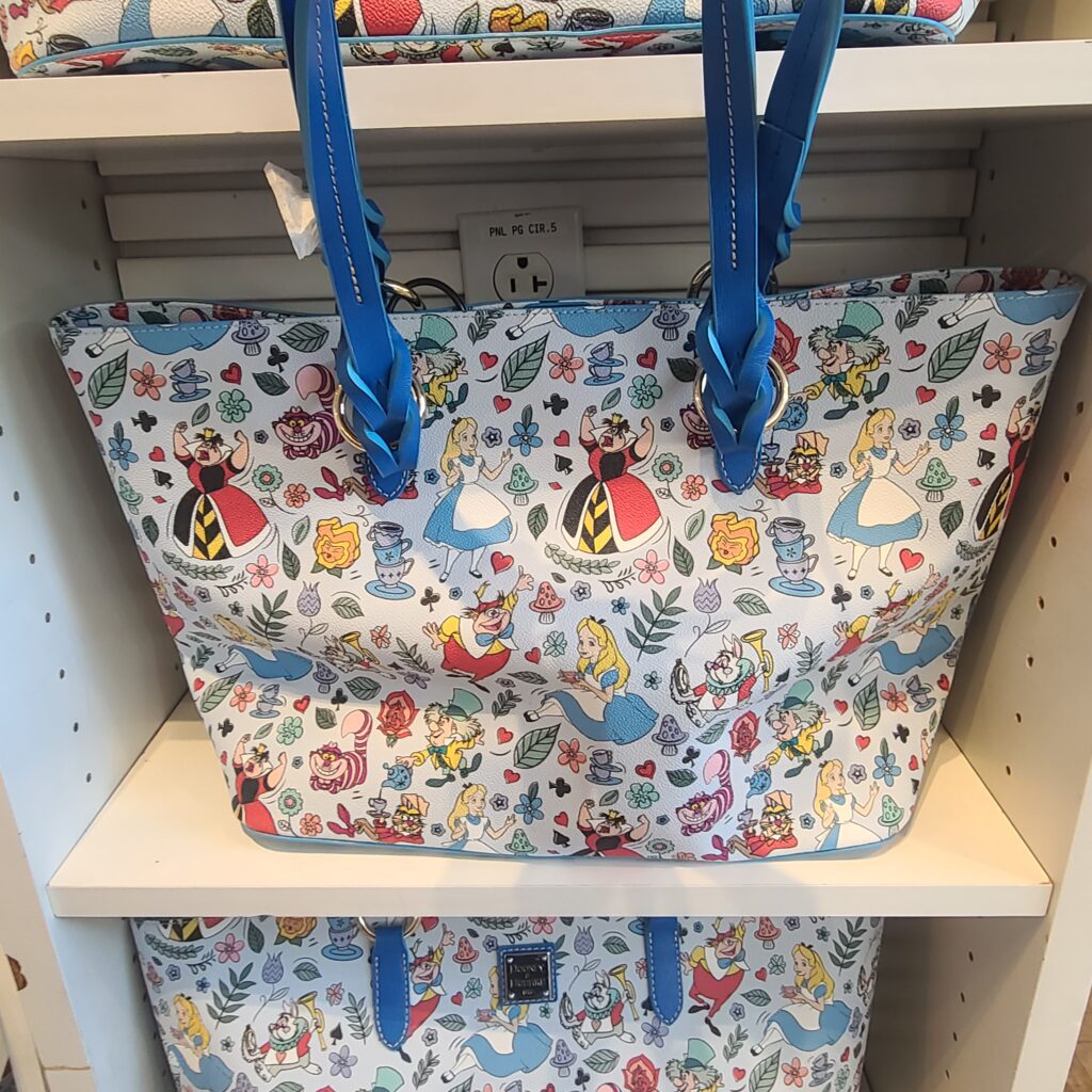 Alice in Wonderland Tote Bag (back) by Disney Dooney & Bourke