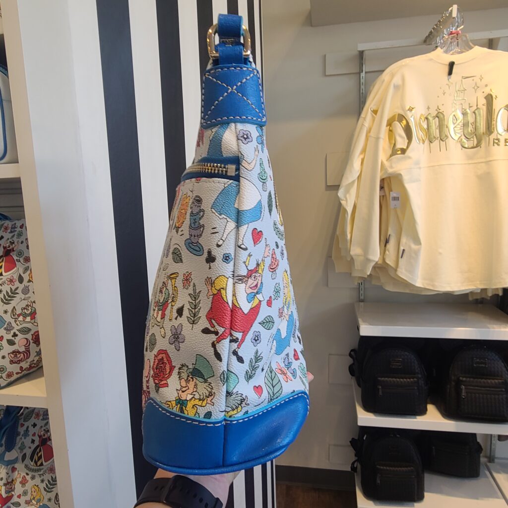 Alice in Wonderland Crossbody Bag (side) by Disney Dooney & Bourke