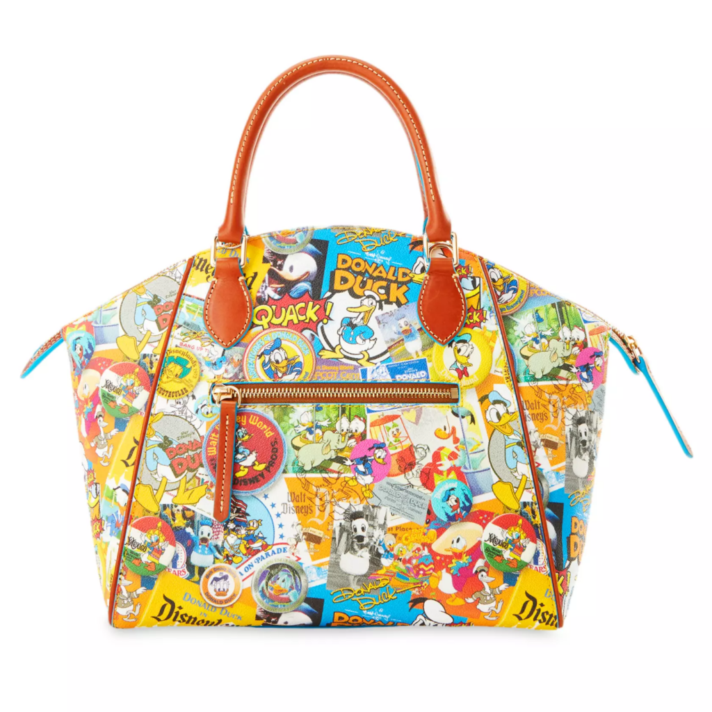 Donald Duck Dooney & Bourke Satchel Bag – 90th Anniversary (back) Donald Duck Dooney & Bourke Satchel Bag – 90th Anniversary (back)