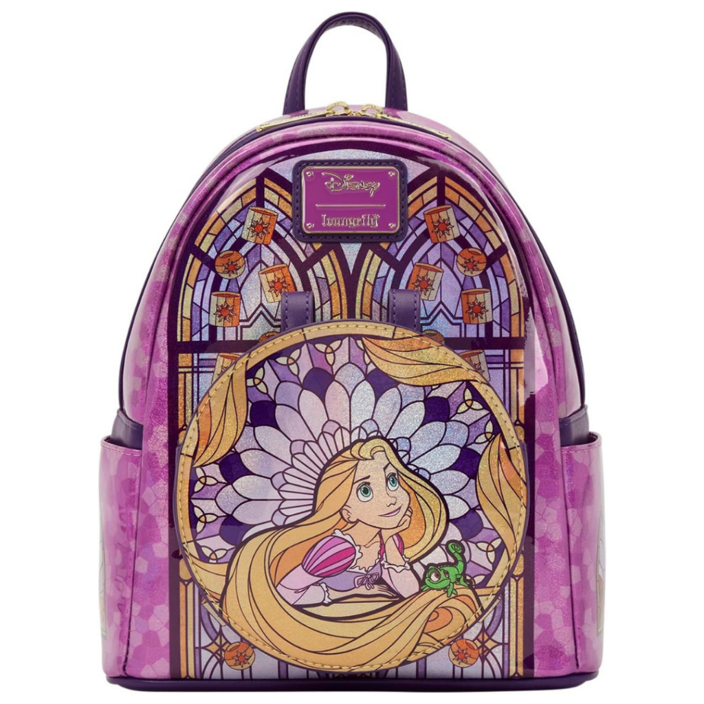 Loungefly Rapunzel Stained Glass Mini Backpack
