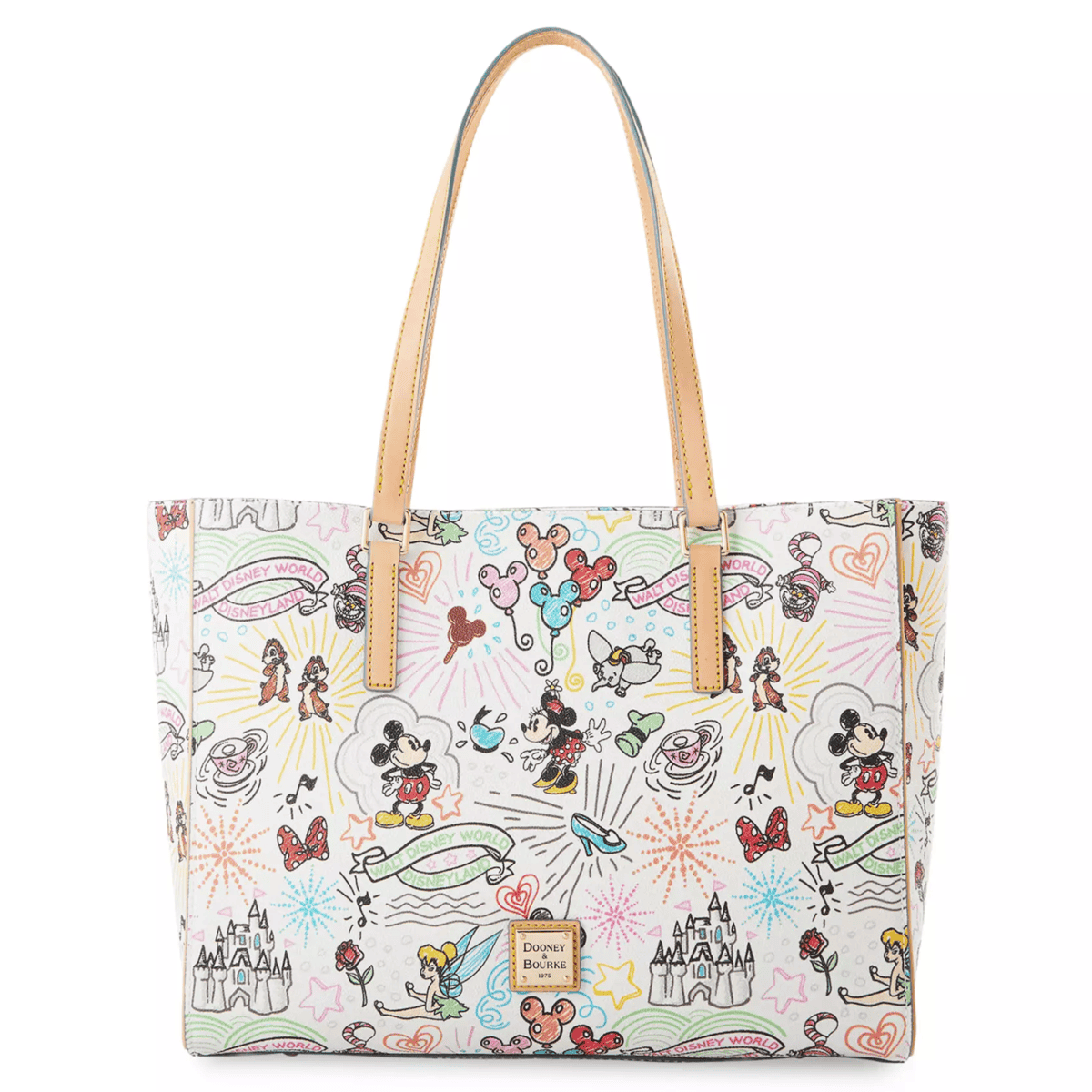 Cheapest Disney Dooney & Bourke Sketchbook Cats Crossbody Bag! New