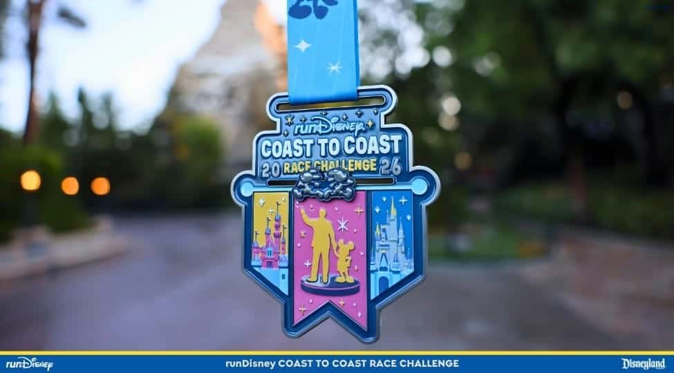 runDisney Coast to Coast 2016 Medal runDisney Coast to Coast 2016 Medal