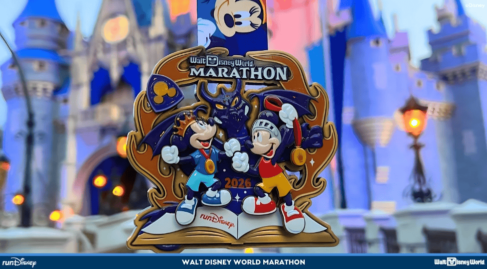 Walt Disney World Marathon 2026 Medal Walt Disney World Marathon 2026 Medal