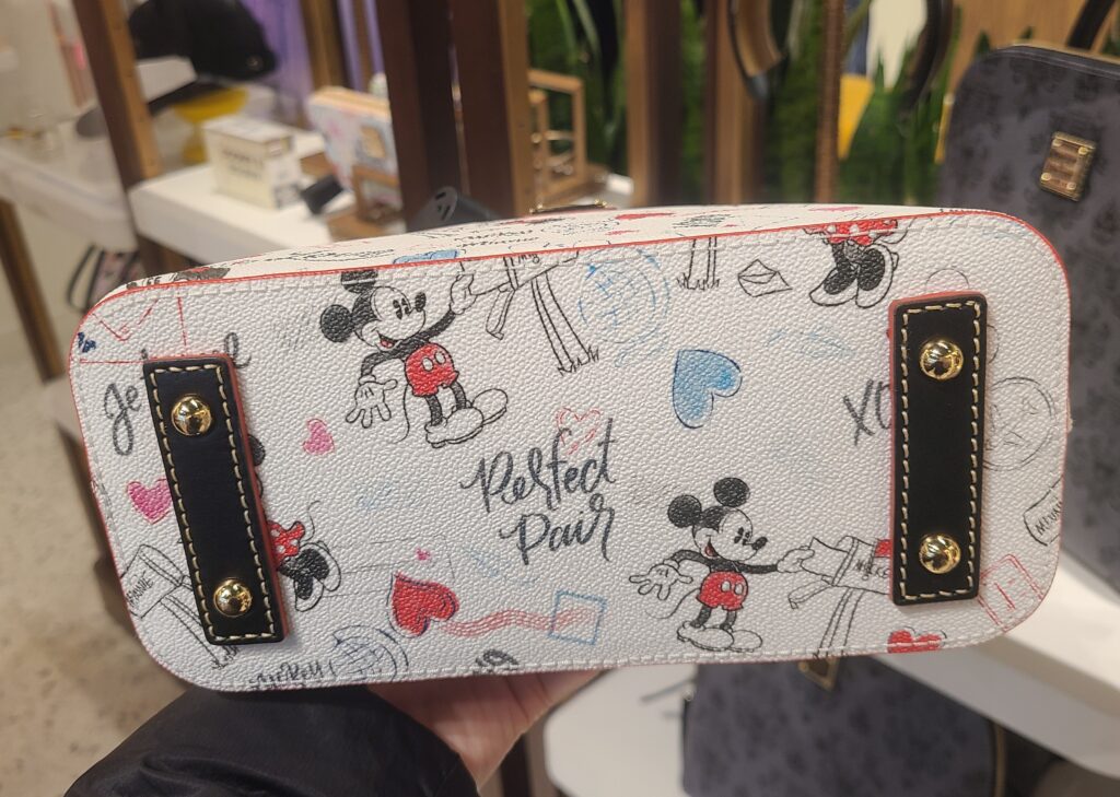 Mickey and Minnie Mouse Sweethearts Dooney & Bourke Crossbody Bag (bottom) Mickey and Minnie Mouse Sweethearts Dooney & Bourke Crossbody Bag (bottom)