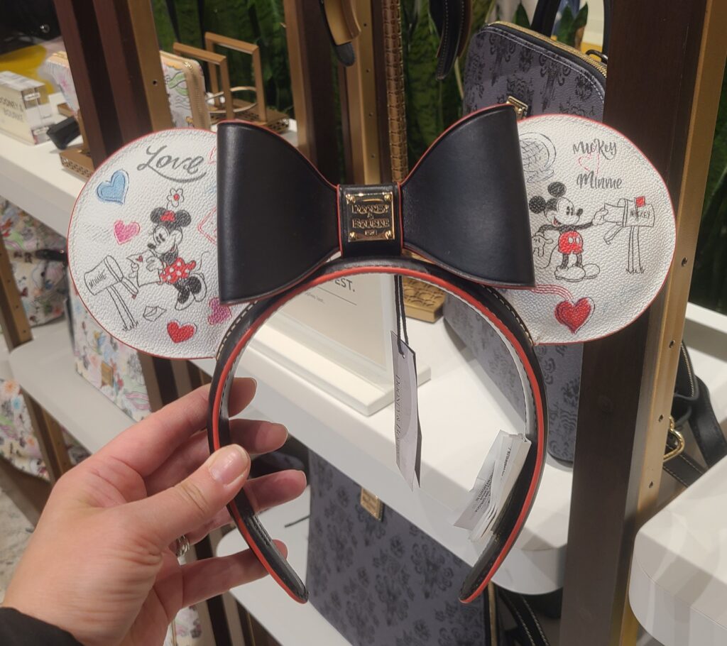 Mickey and Minnie Mouse Sweethearts Vault Dooney & Bourke Ear Headband Mickey and Minnie Mouse Sweethearts Vault Dooney & Bourke Ear Headband