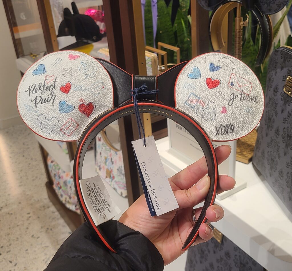 Mickey and Minnie Mouse Sweethearts Vault Dooney & Bourke Ear Headband (back) Mickey and Minnie Mouse Sweethearts Vault Dooney & Bourke Ear Headband (back)