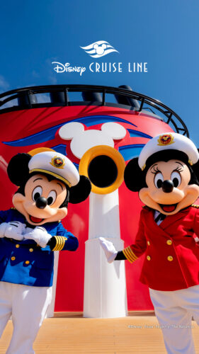 Disney Cruise Line - Captain Mickey and Minnie Mouse onboard