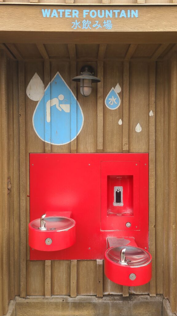 Water Bottle Refill Station in San Fransokyo Square Water Bottle Refill Station in San Fransokyo Square