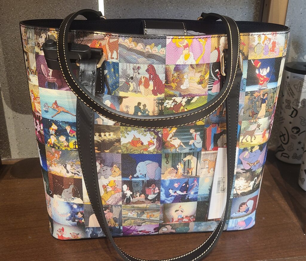 Disney Classic Films Tote Bag (back) by Disney Dooney and Bourke Disney Classic Films Tote Bag (back) by Disney Dooney and Bourke