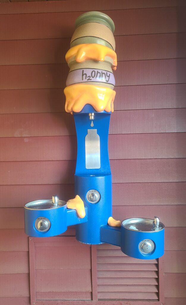 Water Bottle Refill Station at Pooh Corner in Bayou Country Water Bottle Refill Station at Pooh Corner in Bayou Country
