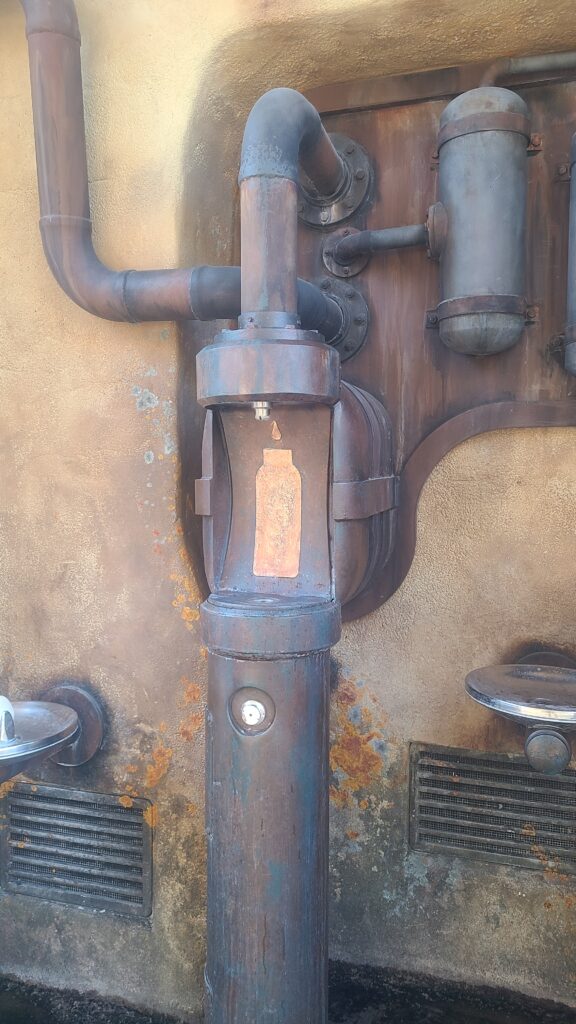 Water Bottle Refill Station near the Milk Stand in Galaxy's Edge Water Bottle Refill Station near the Milk Stand in Galaxy's Edge