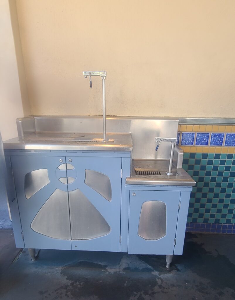 Water Bottle Refill Station at Galactic Grill in Tomorrowland Water Bottle Refill Station at Galactic Grill in Tomorrowland