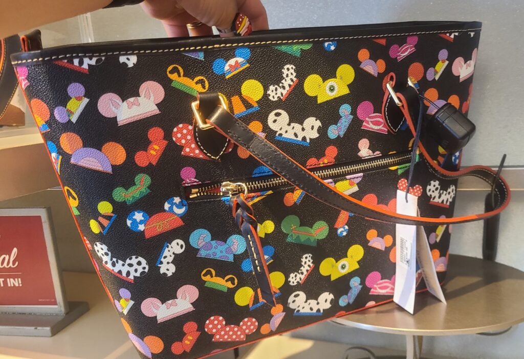 Mickey Mouse Ear Hat Tote Bag (back) by Disney Dooney & Bourke - Disney Parks Exclusive