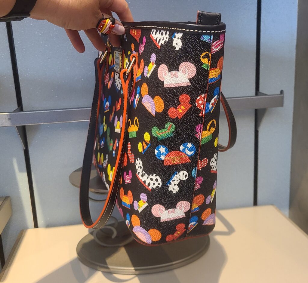 Mickey Mouse Ear Hat Tote Bag (side) by Disney Dooney & Bourke - Disney Parks Exclusive