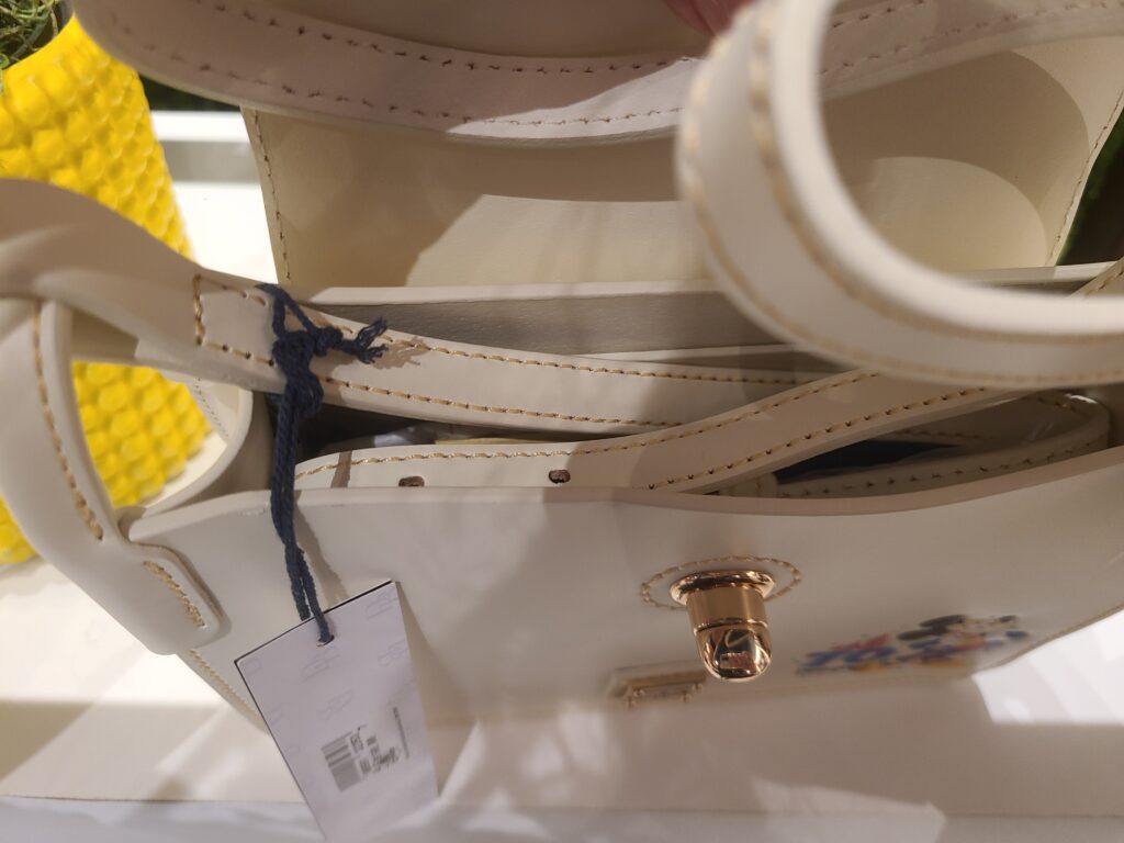 Disneyland 70th Anniversary Crossbody Bag (interior) by Disney Dooney & Bourke Disneyland 70th Anniversary Crossbody Bag (interior) by Disney Dooney & Bourke