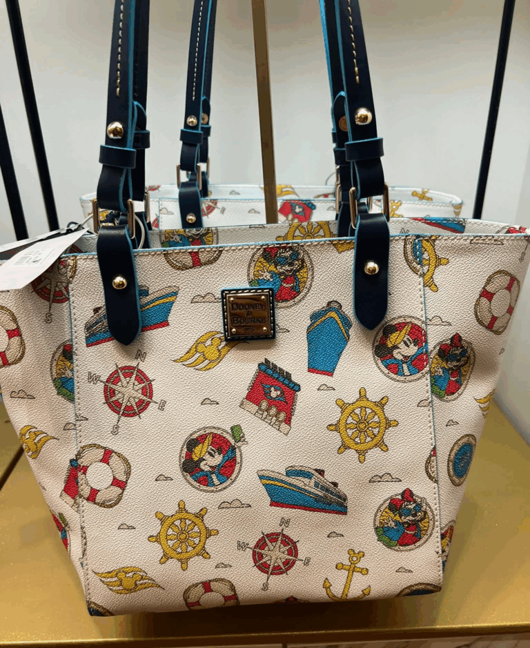 Disney Cruise Line 2025 Nautical Tote Bag by Disney Dooney & Bourke