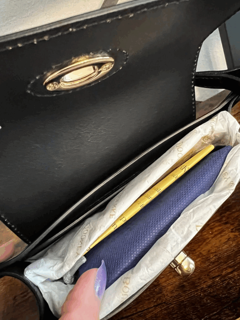 Mickey Mouse Leather Crossbody Bag (interior) by Disney Dooney & Bourke Mickey Mouse Leather Crossbody Bag (interior) by Disney Dooney & Bourke