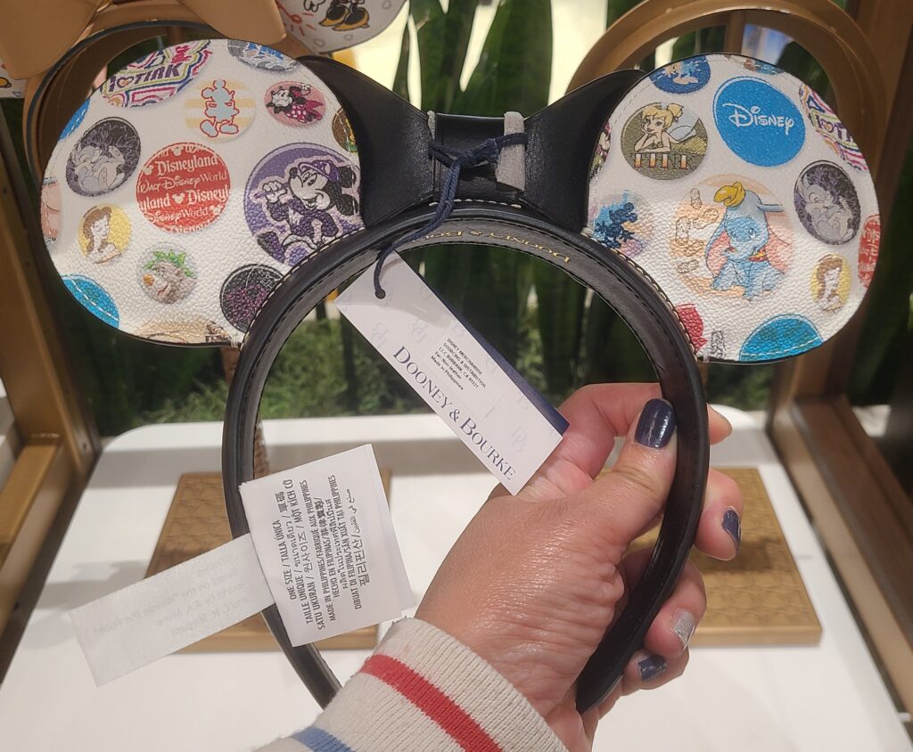 Buttons 2025 Vault Ear Headband (back) by Disney Dooney & Bourke