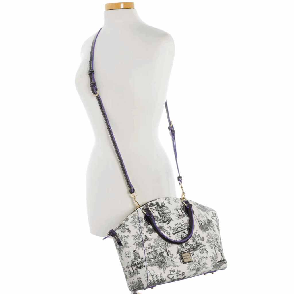 The Haunted Mansion Toile Dooney & Bourke Satchel (strap) The Haunted Mansion Toile Dooney & Bourke Satchel (strap)