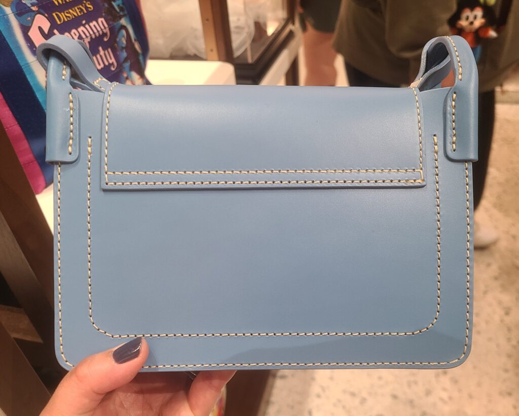 Mickey Mouse Blue Pinky Leather Crossbody Bag (back) by Disney Dooney & Bourke Mickey Mouse Blue Pinky Leather Crossbody Bag (back) by Disney Dooney & Bourke