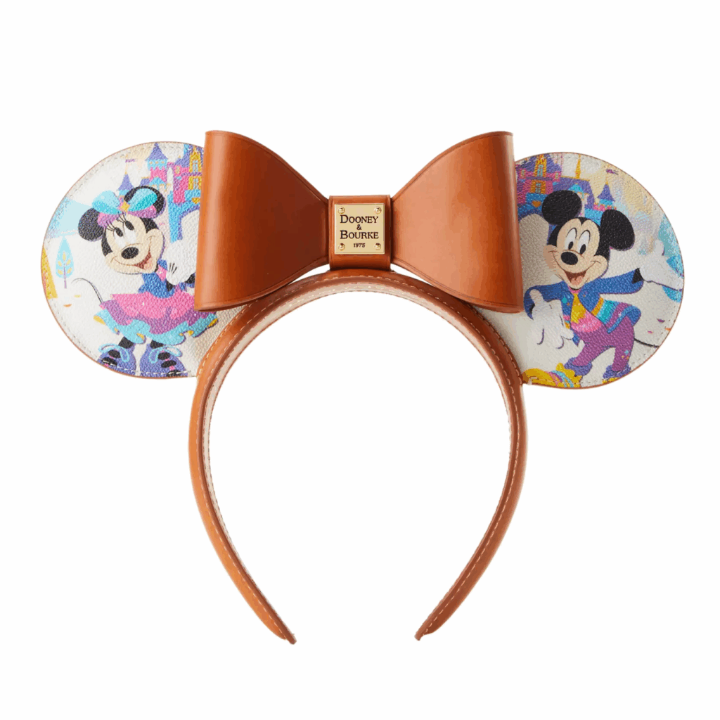 Mickey and Minnie Mouse Dooney & Bourke Ear Headband for Adults – Disneyland 70th Anniversary