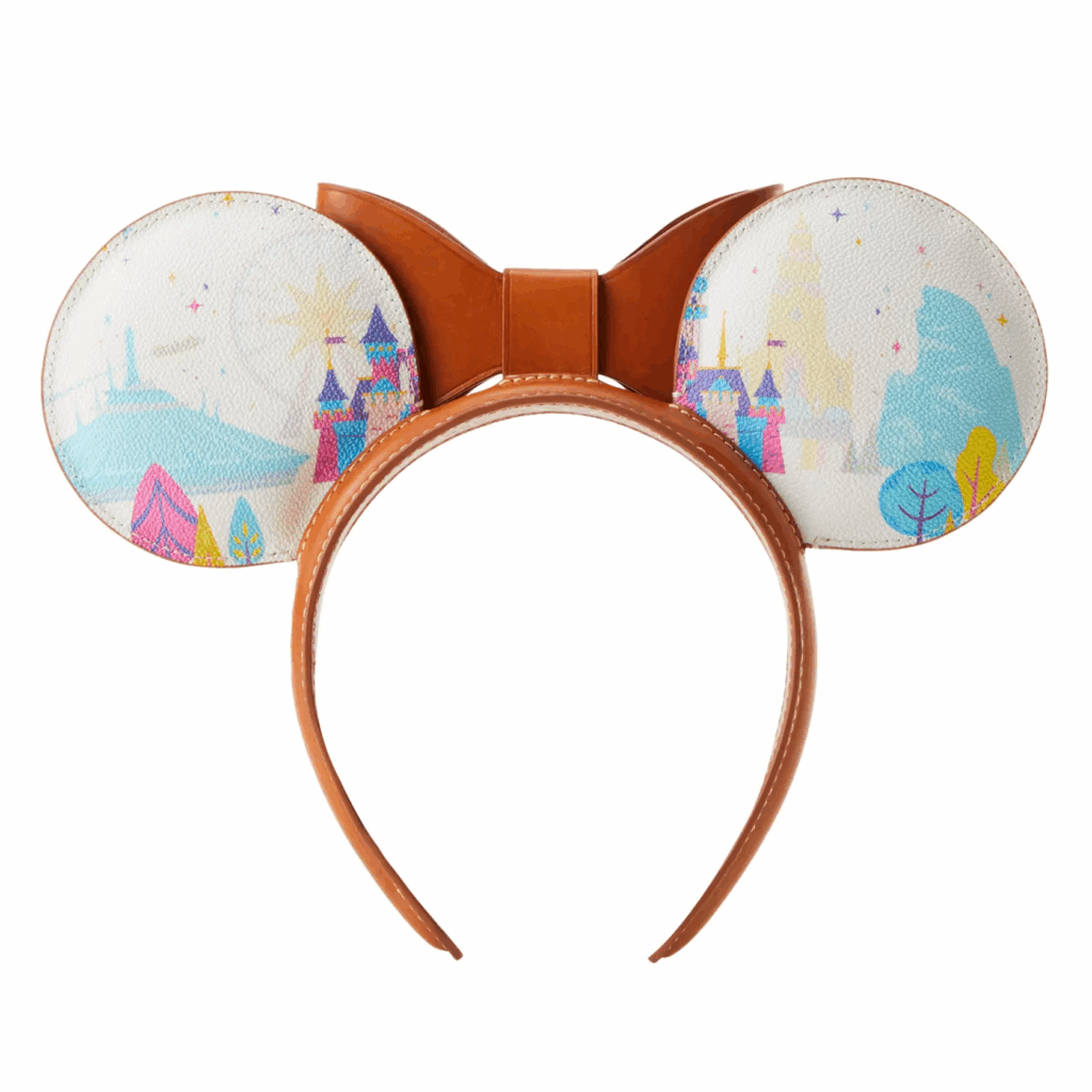 Mickey and Minnie Mouse Dooney & Bourke Ear Headband for Adults – Disneyland 70th Anniversary (back)