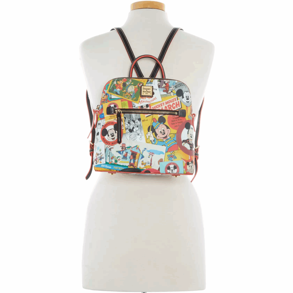 The Mickey Mouse Club 70th Anniversary Dooney & Bourke Backpack (straps)