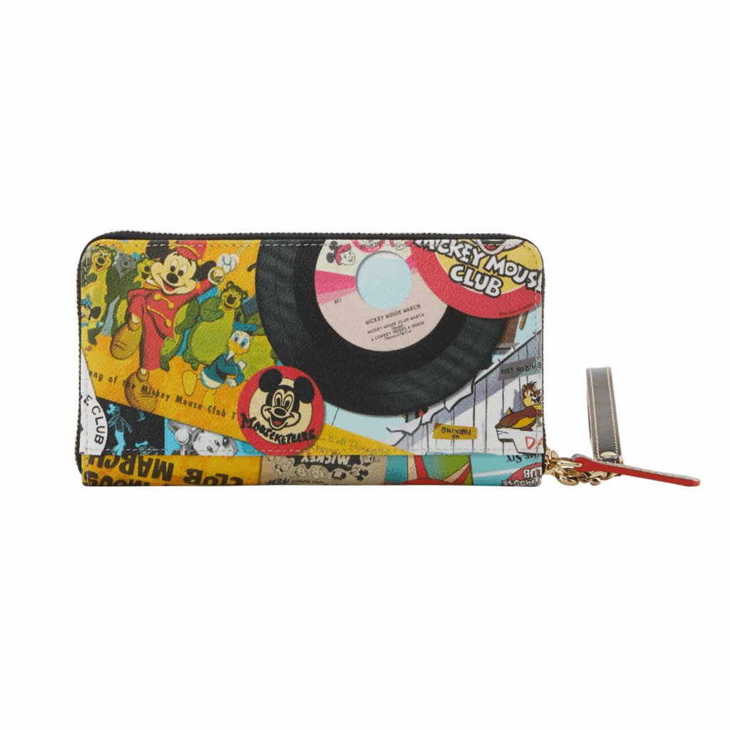 The Mickey Mouse Club 70th Anniversary Dooney & Bourke Wallet (back)