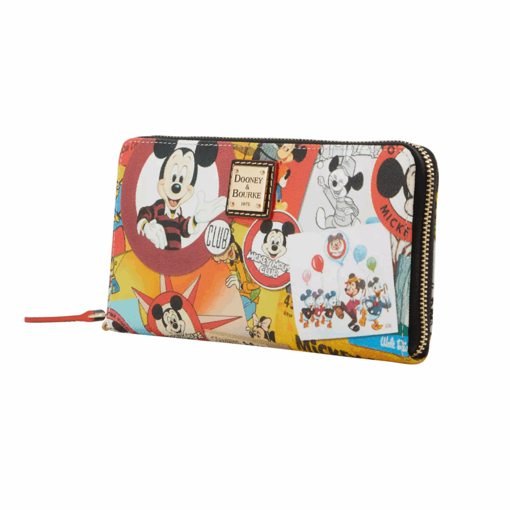 The Mickey Mouse Club 70th Anniversary Dooney & Bourke Wallet (side)