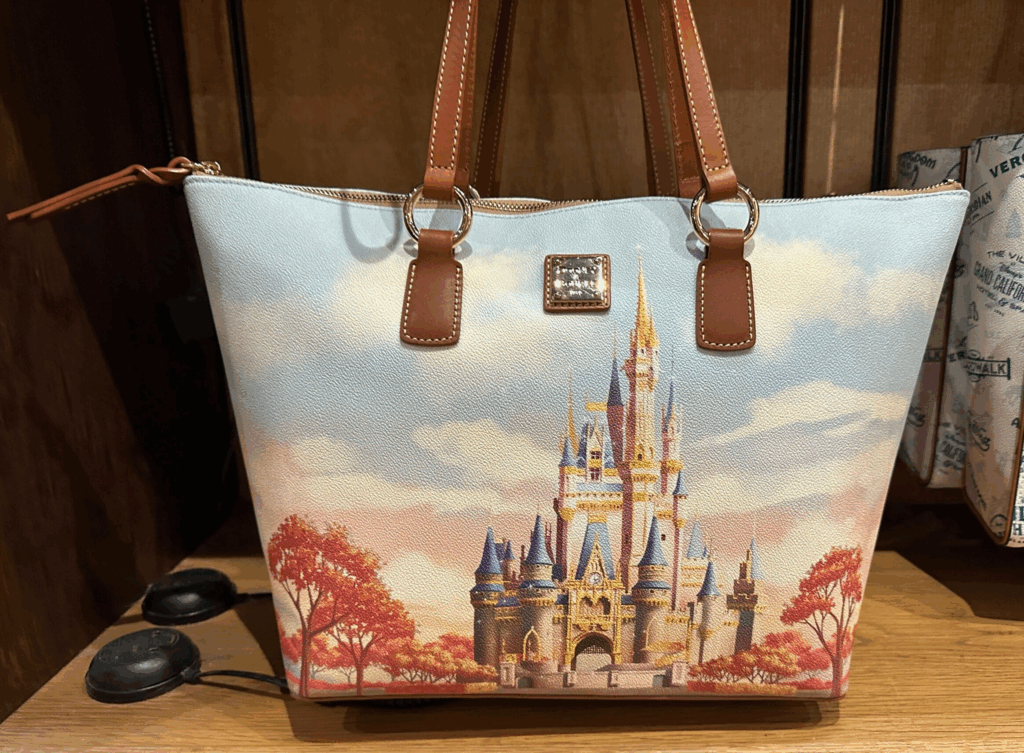 Walt Disney World Cinderella Castle Tote Bag by Disney Dooney and Bourke (front)