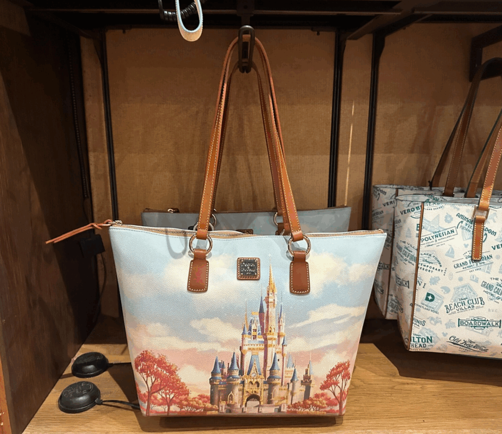 Cinderella Castle 2025 Walt Disney World Tote Bag by Disney Dooney & Bourke