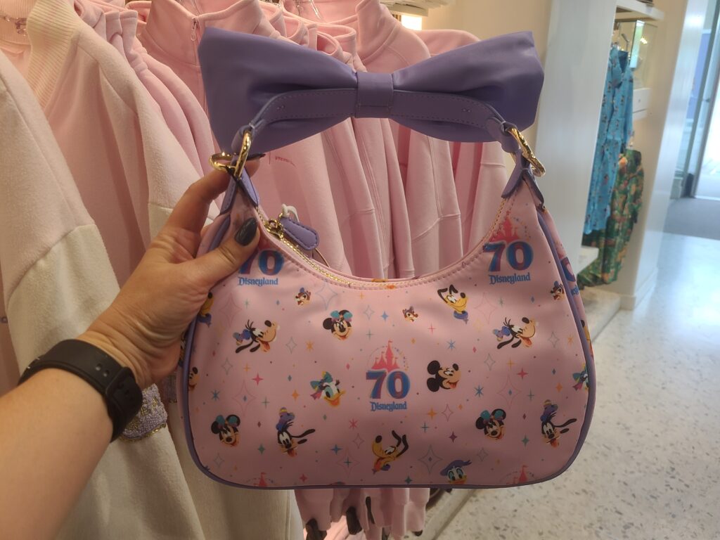 Disneyland 70th Anniversary Bow Handle Crossbody Bag by Stoney Clover Lane