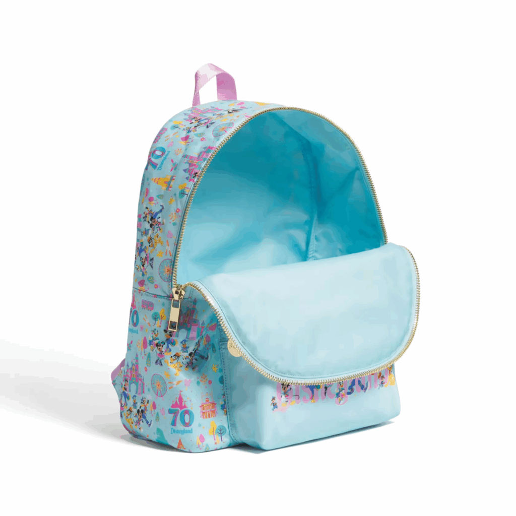 Disneyland 70th Anniversary Backpack by Stoney Clover Lane (interior)