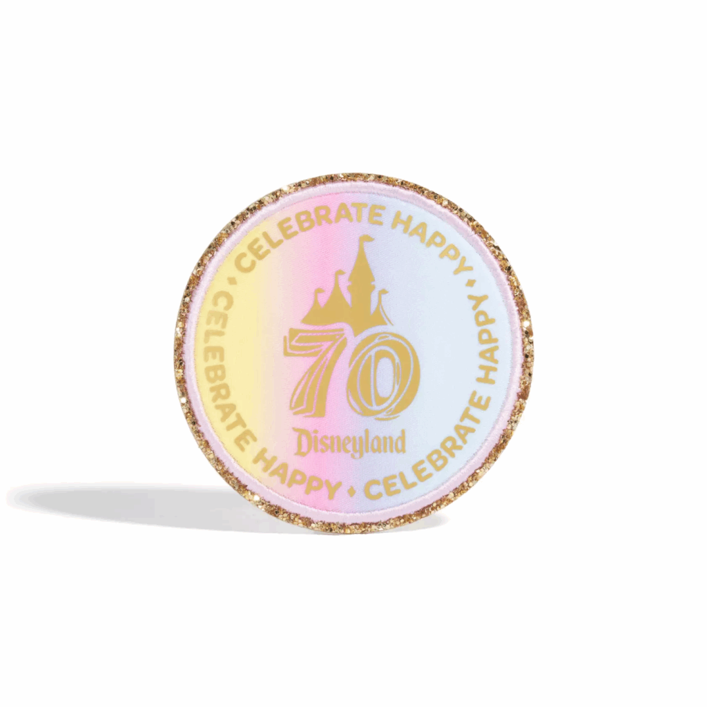 Disneyland 70th Anniversary ''Celebrate Happy'' Patch by Stoney Clover Lane