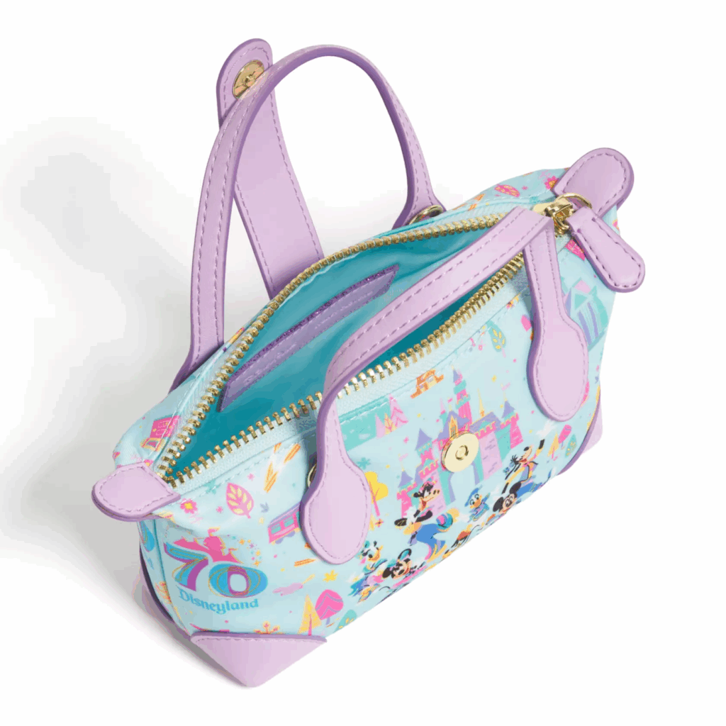 Disneyland 70th Anniversary Mini Pouchette Bag by Stoney Clover Lane (interior)