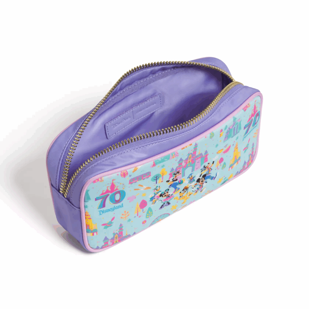 Disneyland 70th Anniversary Pouch by Stoney Clover Lane (interior)