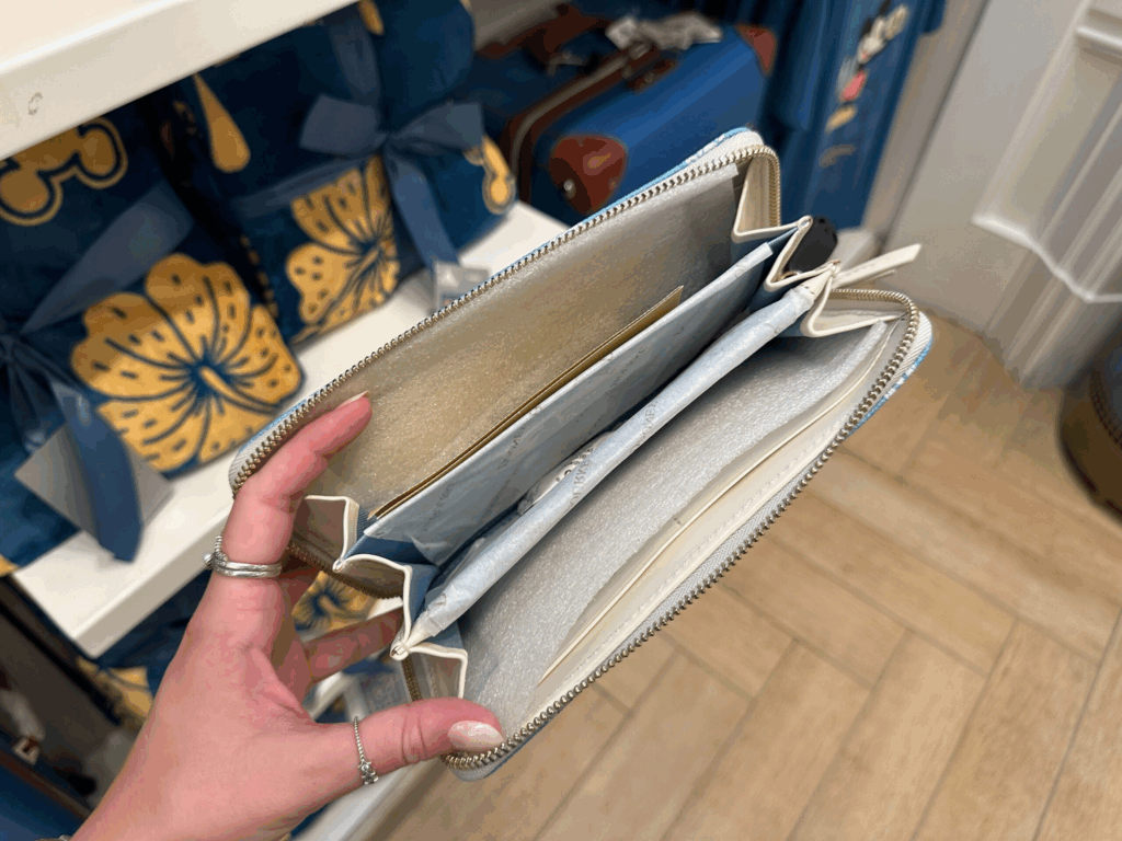 Disney Vacation Club 2025 Wallet (interior) by Disney Dooney & Bourke