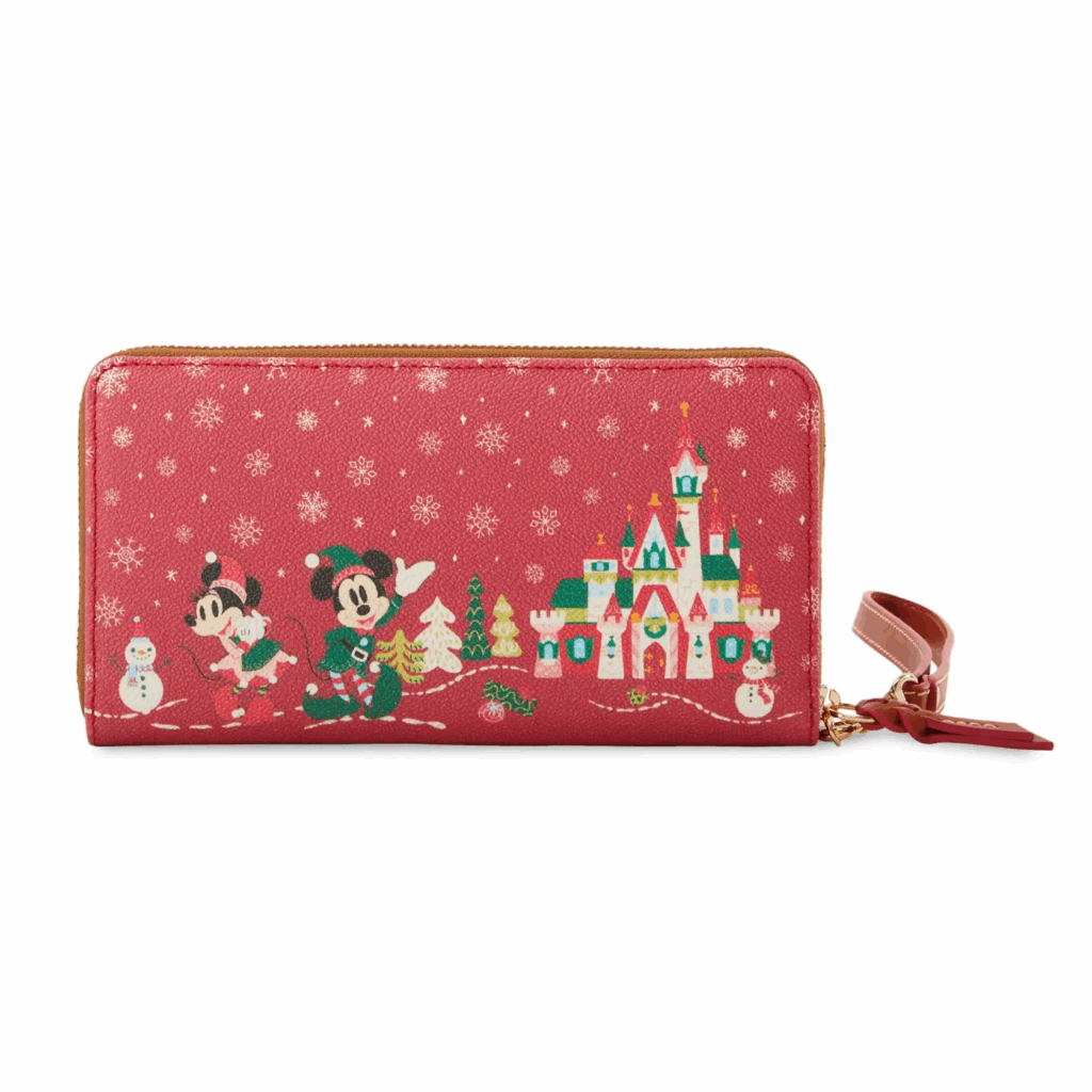 Mickey Mouse Family Christmas Dooney & Bourke Wristlet Wallet – Exclusive (back) Mickey Mouse Family Christmas Dooney & Bourke Wristlet Wallet – Exclusive (back)