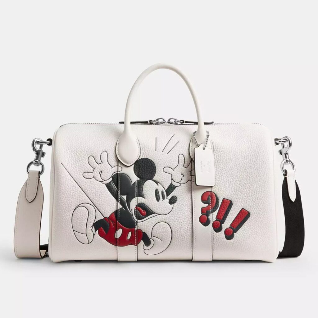 Disney X Coach Compass Bag 35 With Mickey Mouse