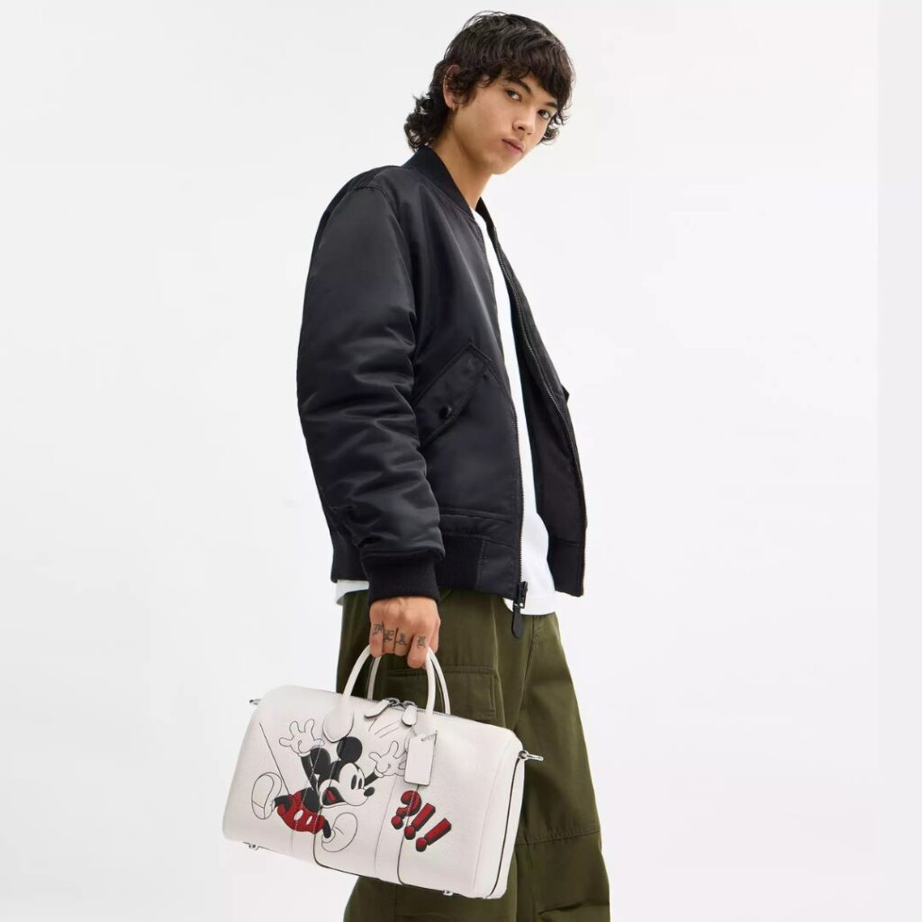Disney X Coach Compass Bag 35 With Mickey Mouse (model)