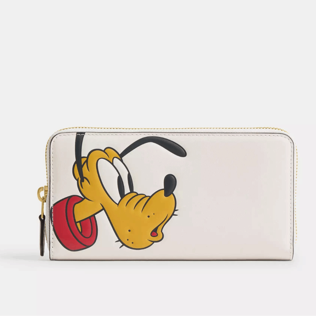 Disney X Coach Essential Accordion Zip Wallet With Pluto