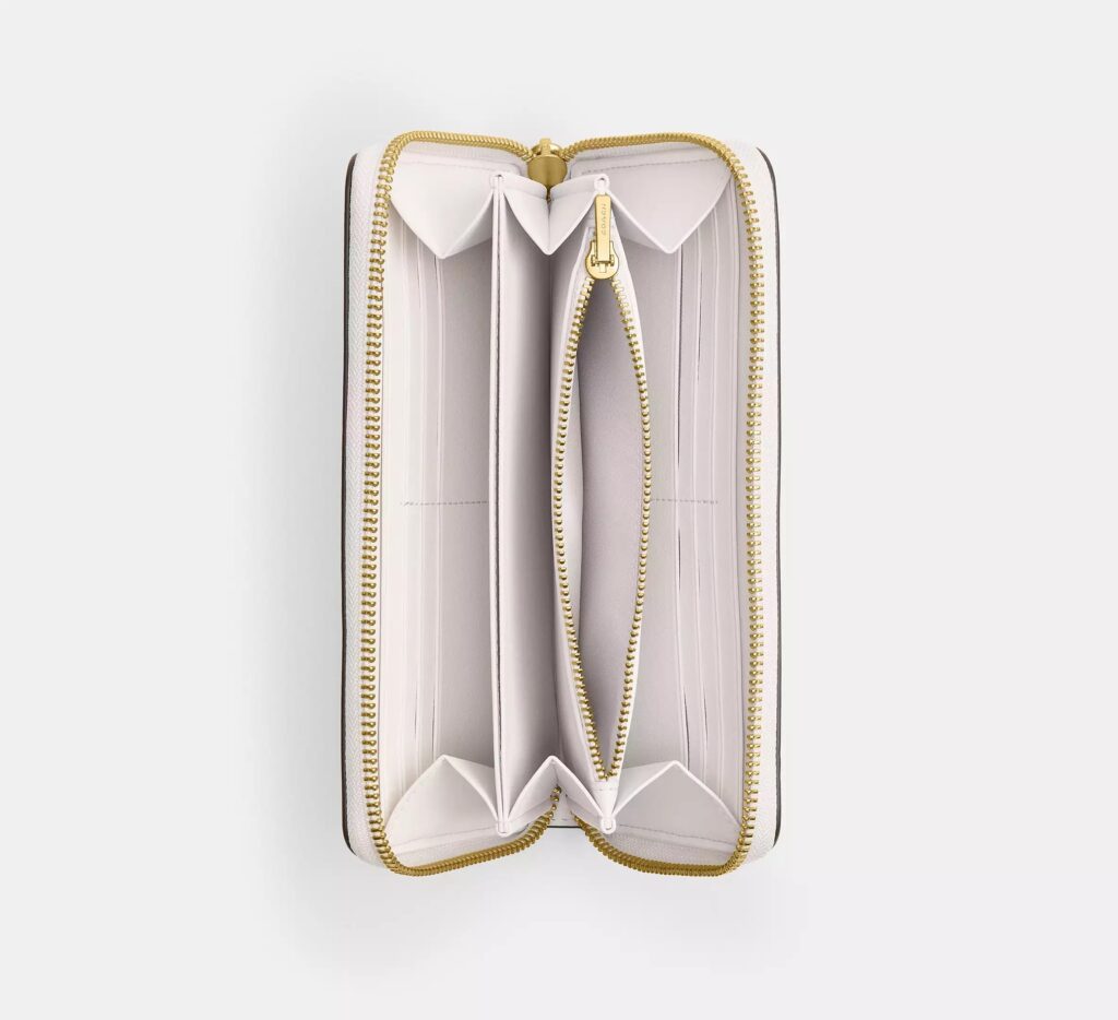 Disney X Coach Essential Accordion Zip Wallet With Pluto (interior)