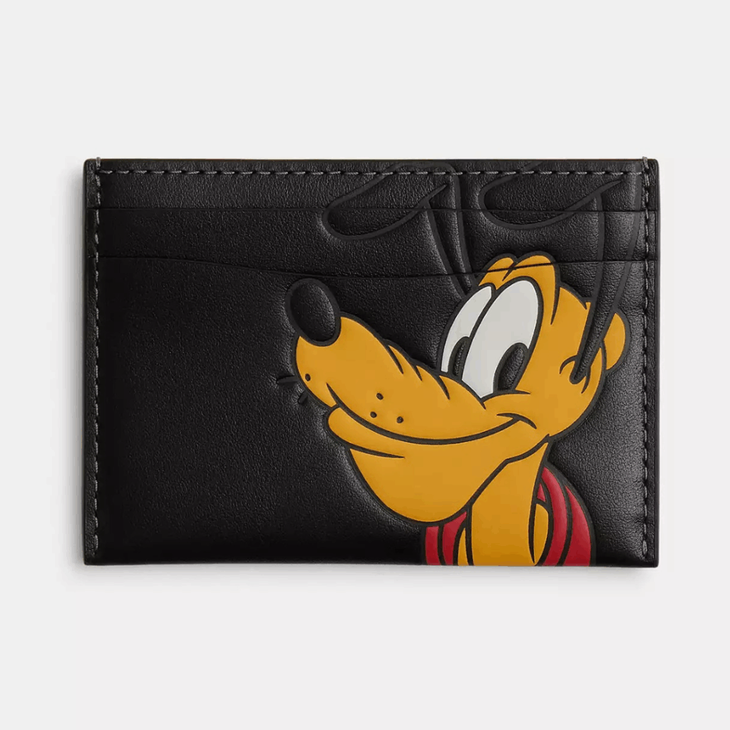 Disney X Coach Essential Card Case With Pluto