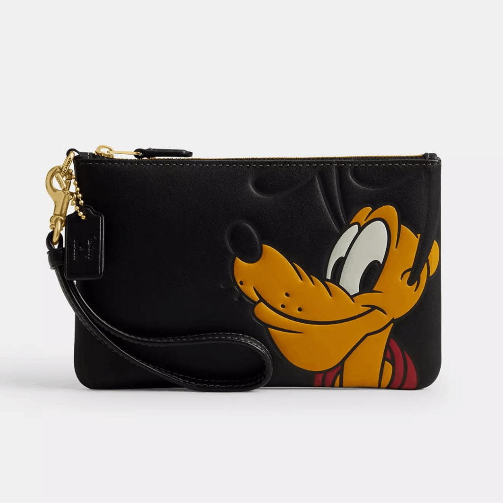 Disney X Coach Essential Small Wristlet With Pluto