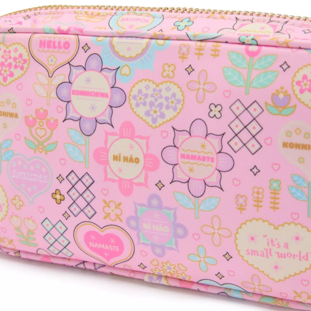 Disney it's a small world Pouch by Stoney Clover Lane – Exclusive (close up of print)