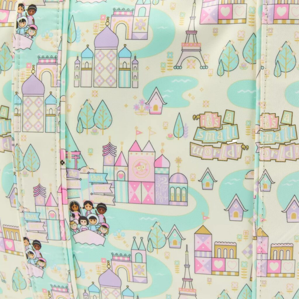 Disney it's a small world Tote Bag by Stoney Clover Lane – Exclusive (close up of print)